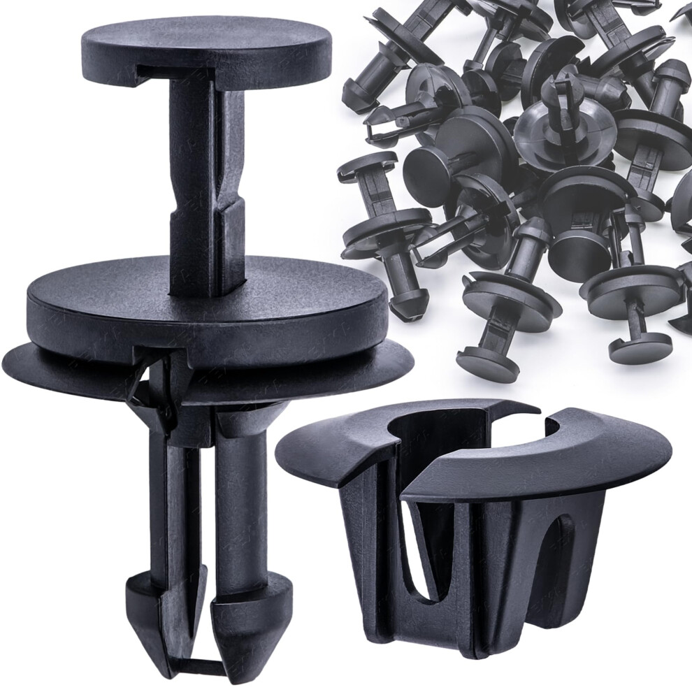 Rexka 15 Sets Silverado Bumper Clips Front Air Dam Deflector Retainer Clips Nut Grommet 15733971 15733970 Fits Chevy Trucks Suburban Tahoe Trailblaze 712885455379