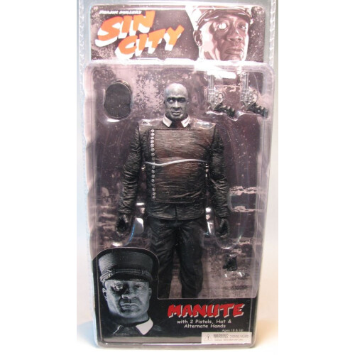 NECA NECA Sin City Σειρά 1 Manute (Μαύρο και Άσπρο) Κινούμενη Φιγούρα 1