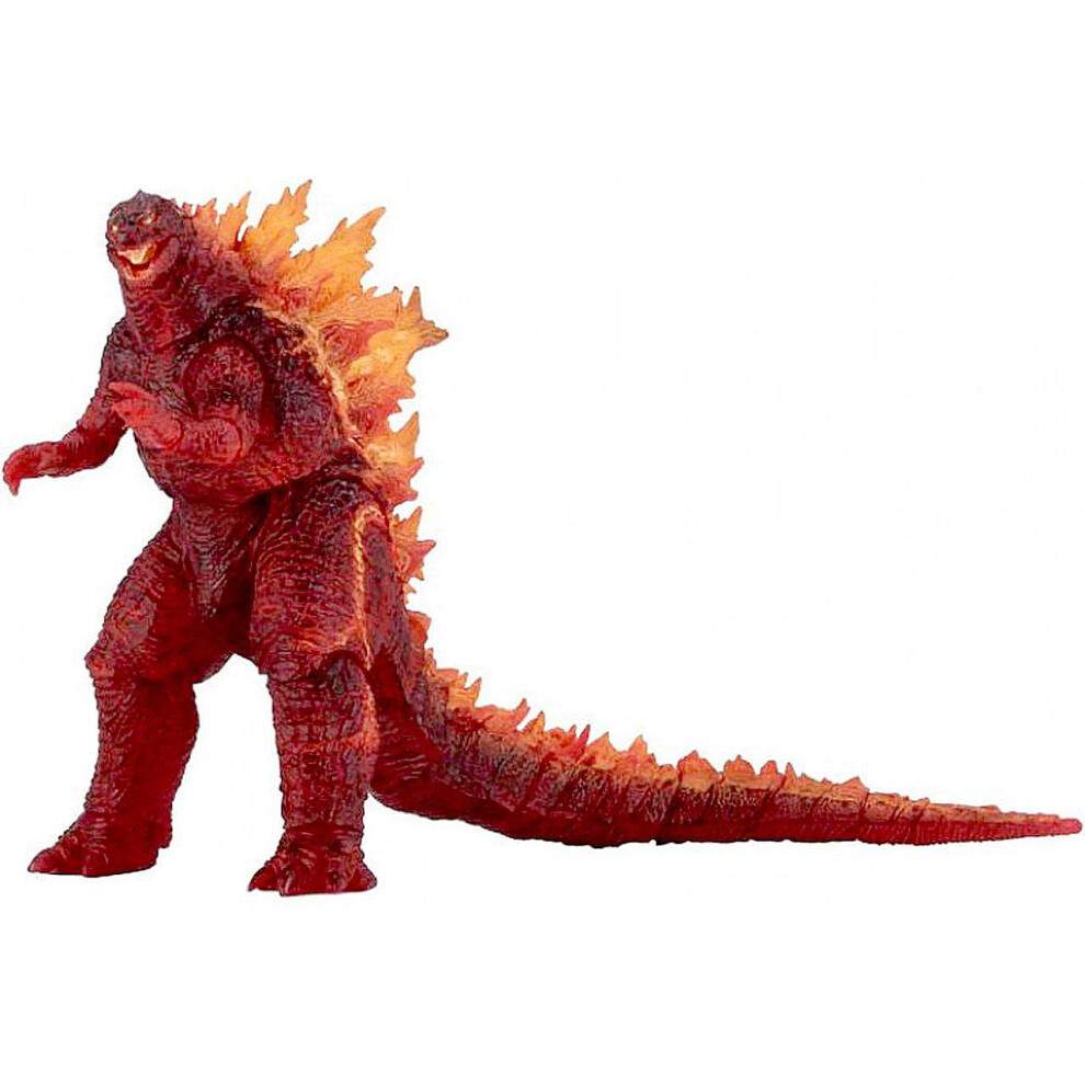 Neca Godzilla 12 Inch Head-To-Tail Burning Edition Poseable Figure From Godzilla King Of The Monsters - 42891