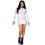 Abito scheletro in spandex con strass. 1