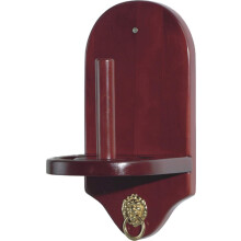 Viper di GLD Products Accessorio per biliardo/piscina: Portagesso con cono in legno montato a parete Finitura in mogano 12L x7L x 6A