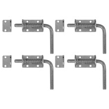 Kpare Produkter B2595LKB Fjderlsenhet med Keeper 4-pack 1/2"""" Fjderbelastad sprrstift Frzinkat 1/2"""" Fjderbelastad sprrstift Frzinkat gr