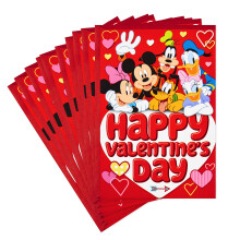 Hallmark Disney Valentijnsdag Kaarten voor Kinderen, Mickey Mouse en Vrienden (10 Kaarten met Enveloppen)