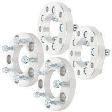 SCITOO 4Pcs Adaptadores de Roda 5x127mm para 5x114.3mm 1 polegada para Grand Caravan 2008-2014, Journey 2009-2011