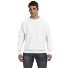 Champion – Reverse Weave Sweatshirt mit Rundhalsausschnitt – S149 – S – Weiß