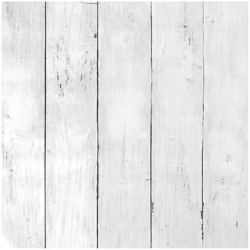 Livelynine 17.7X276 White Shiplap Wallpaper Peel And Stick Farmhouse Wood Contact Paper Self Adhesive Wall Paper Rolls Prepasted Fadeless Distressed 741722790731