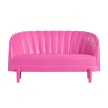 Pice de rechange pour poupe Barbie Dreamhouse Doll House Playset HMX10 - Canap rose de remplacement