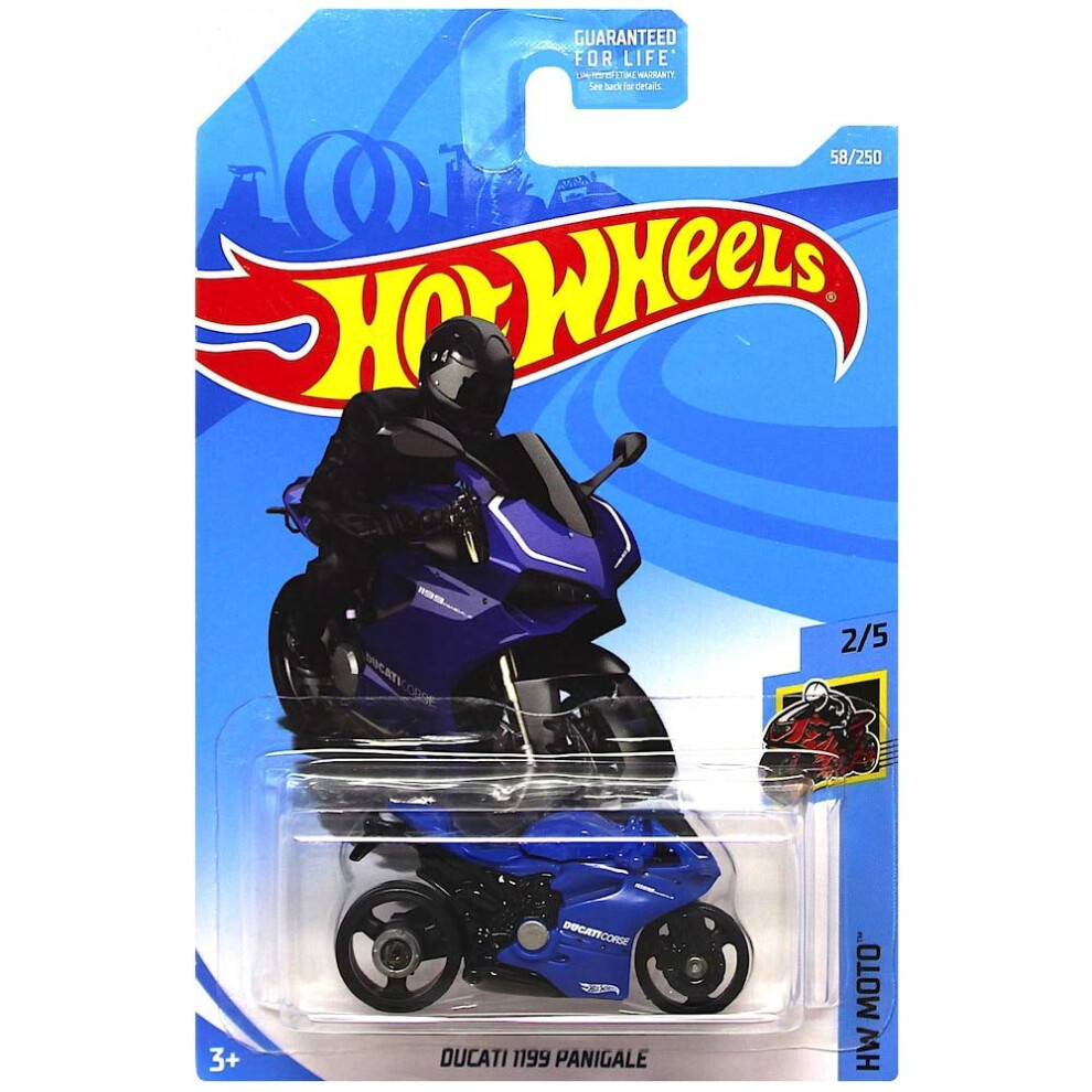 Hot Wheels 2019 Hw Moto Ducati 1199 Panigale (Motorcycle) 58/250, Blue
