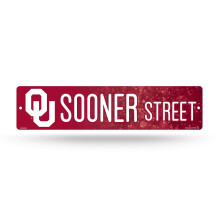 Rico Industries NCAA Oklahoma Sooners 16-inch plastic straatnaambord decor