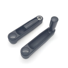 6,3 inch nylon opvouwbare slingerhendel verborgen stijl kolomboor draaiende handgreep met rond of vierkant installatiegat voor industri?e draaibank f