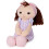 GUND GUND Bb Poupe En Peluche Brune Robe Raye Rose 8"""" 3