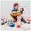 GUND GUND Bb Poupe En Peluche Brune Robe Raye Rose 8"""" 5