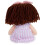 GUND GUND Bb Poupe En Peluche Brune Robe Raye Rose 8"""" 4