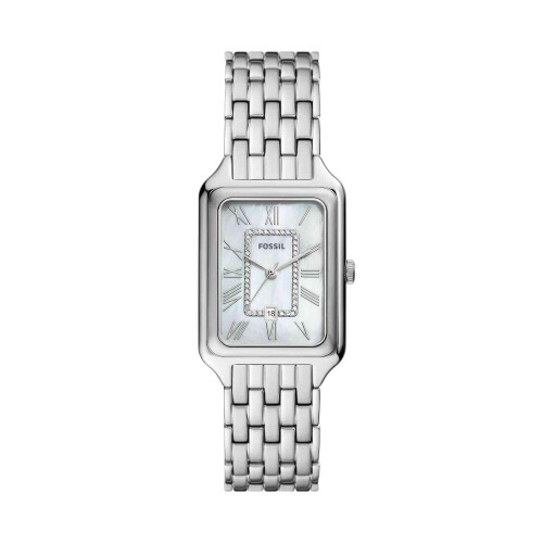 Fossil Fossil kvinders Raquel Quartz rustfrit st?l 3-h?nds urfarve: S?lv (model: ES5306)