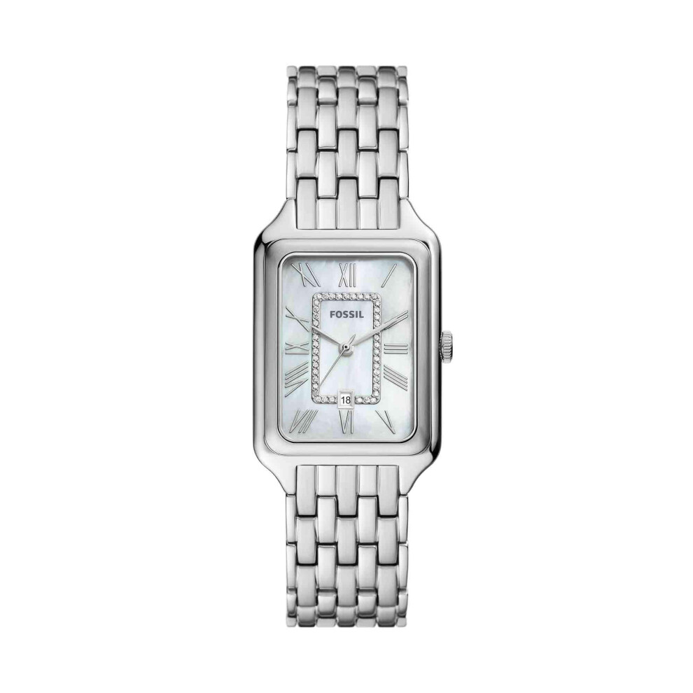 Fossil Women's Raquel Quartz Stainless Steel Three-Hand Watch Color: (Model: Es5306) Silver