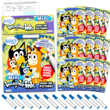 Disney Bluey Imagine Ink Kleurboek Set voor Kinderen - 12 Pack Geen-Mess Magische Inkt Kleurboeken