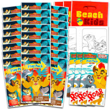 Disney Lion Guard Mini ensemble de cadeaux de fte pour enfants  Lot de 24 packs de jeu Lion Guard avec pages de coloriage et autocollants (four