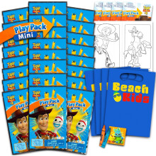 Disney Toy Story Mini ensemble de cadeaux de fte pour enfants  Lot de 24 mini packs de jeux d'activits Toy Story avec pages de coloriage autoc