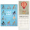 Americanflat Calendário de Parede 18 Meses - Design Cães 1