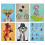 Americanflat Calendário de Parede 18 Meses - Design Cães 4