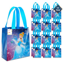 Ensemble de sacs  cadeaux de fte Cendrillon  Lot de 24 sacs  cadeaux de fte Cendrillon de 20,3 cm pour enfants, mini fourre-tout rutilisabl