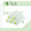 Bates- Verfroller Hoezen, 9", 5-Pack, Olijfgroene Strepen, Voor 9 Inch Verfrollers 2