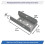Galvanized 2x4 Fence Bracket Connector for Wood Post Deck Railing - 20 Gauge (10 Pack) 2
