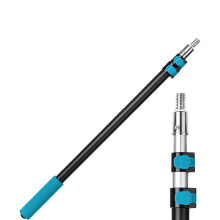Bates - Vara Telescópica, 2,4 a 6 Pés, Preto e Verde Água, Extensor para Rolo de Pintura