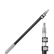 Bates - Vara Telescópica, 2,4 a 6 Pés, Preto e Cinza, Extensão para Rolo de Pintura