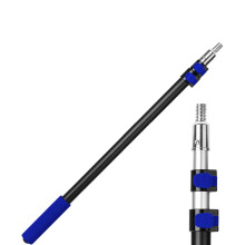 Bates- Vara Extensível, 2.4 a 6 Pés, Azul Escuro, Vara Telescópica