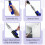 Bates- Extension Pole 2.4 to 6 Ft Pole Dark Blue Telescoping Pole 3