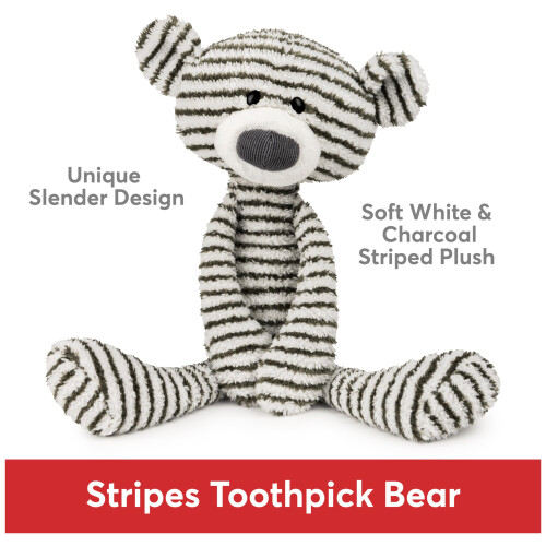 GUND Gund Toothpick Bear (38cm) (Stripes) 1