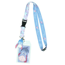 Disney Winnie l'ourson Bourriquet See The Good Breakaway Cordon porte-badge d'identification avec breloque en caoutchouc de 5,1 cm