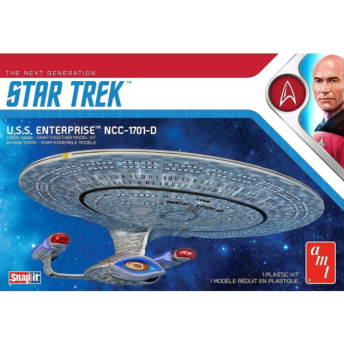 1:2500 Star Trek USS Enterprise-D (Snap) Model Kit