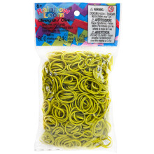 Rainbow Loom Solid Bands-Olive Groen