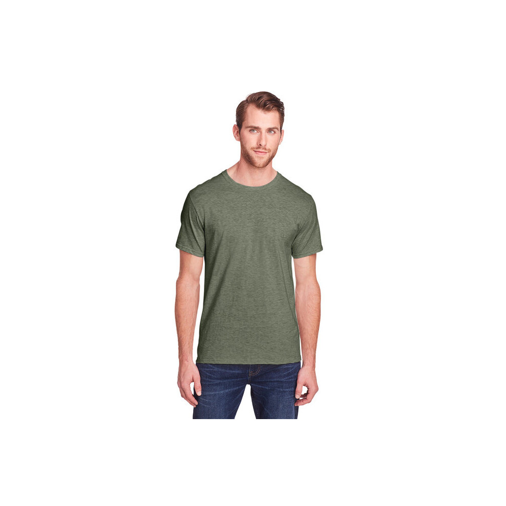Fruit Of The Loom Adult Iconict-Shirt - Retro Hth Royal - 2XL(D0102h7mvu8)