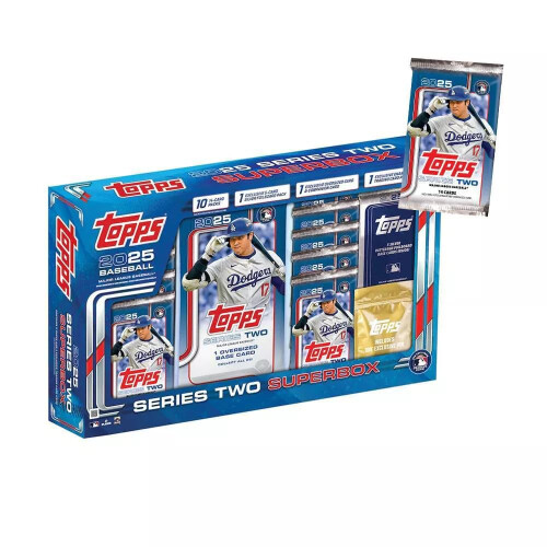 2025 Topps MLB Series 2 Baseball-Sammelkarten-Superbox 1