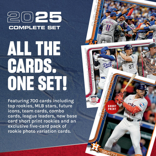 2025 Topps kompletta set Baseball - Fabriksfrseglad - Retail Box 2