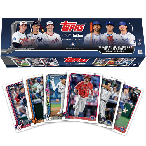 2025 Topps kompletta set Baseball - Fabriksfrseglad - Retail Box 1