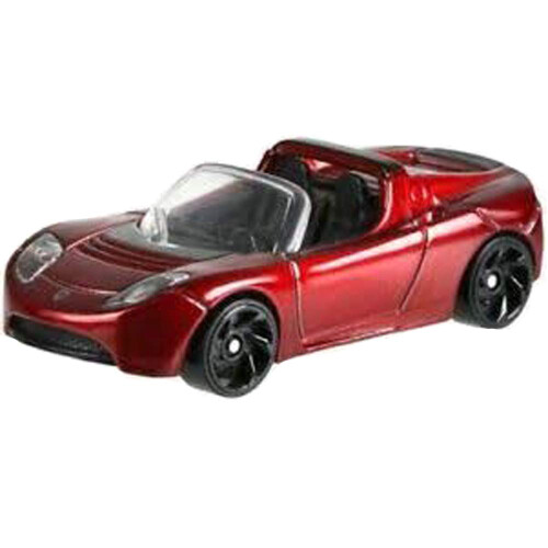 Hot Wheels Hot Wheels 2019 greetings From Space 08 Tesla Roadster, Maroon 1