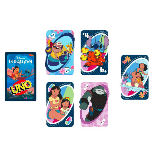Juego de cartas Stitch UNO - Paquete con baraja Disney UNO para niρos y ...