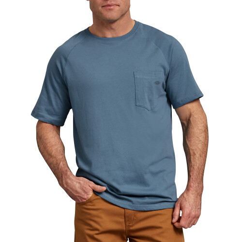 Dickies Dickies Kort?rmet Performance Cooling Tee Shirt Dusty Blue 2X