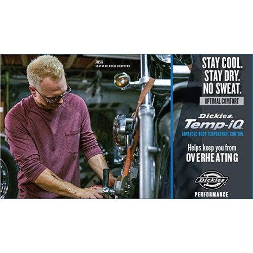 Dickies Dickies Kort?rmet Performance Cooling Tee Shirt Dusty Blue 2X 1