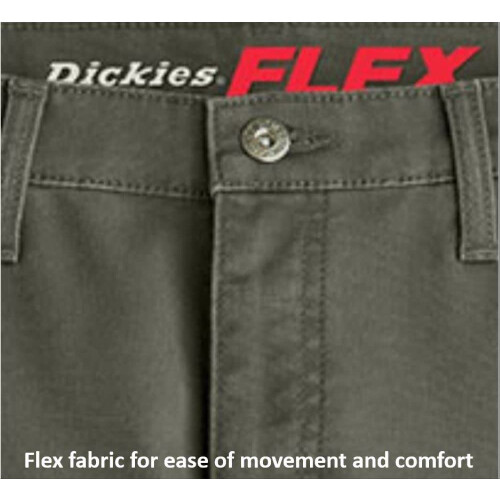 Dickies Dickies Ανδρικά Παντελόνια Tough Max Duck Carpenter, Stonewashed Timber, 36W x 34L 1