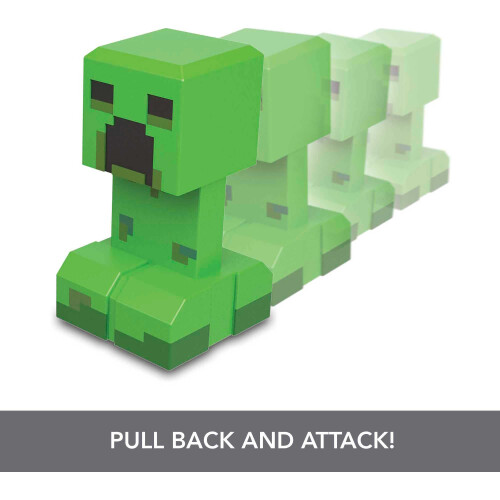 Mattel Mattel Minecraft Legends Action Figure 2-Pack, Creeper vs Piglin Bruiser, Attack & React, 3.25 tum 2