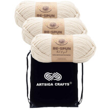 Lion Brand Re Spun Thick & Quick Sepia Rose 843-101 (6-n?gter - Samme Dye Lot) V?gt S Volumin?st #6 Polyestergarn til h?kling og strikning med pr