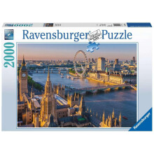Ravensburger Puzzle 2000 Pezzi Londra Atmosferica per Adulti - 16627 - Artigianale, Made in Germany