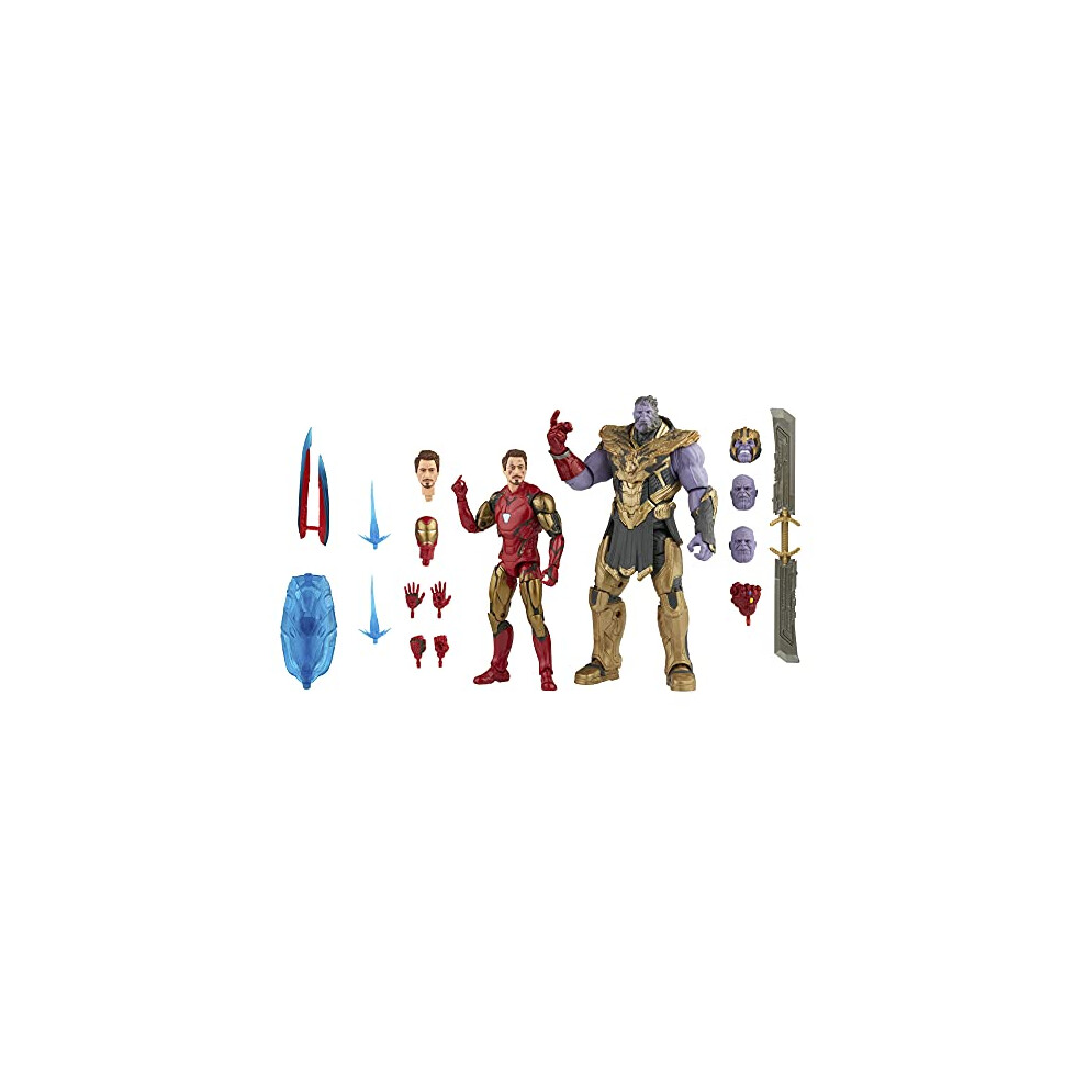 Marvel Hasbro Legends Infinity 10 Iron Man Thanos Double Pack Toys
