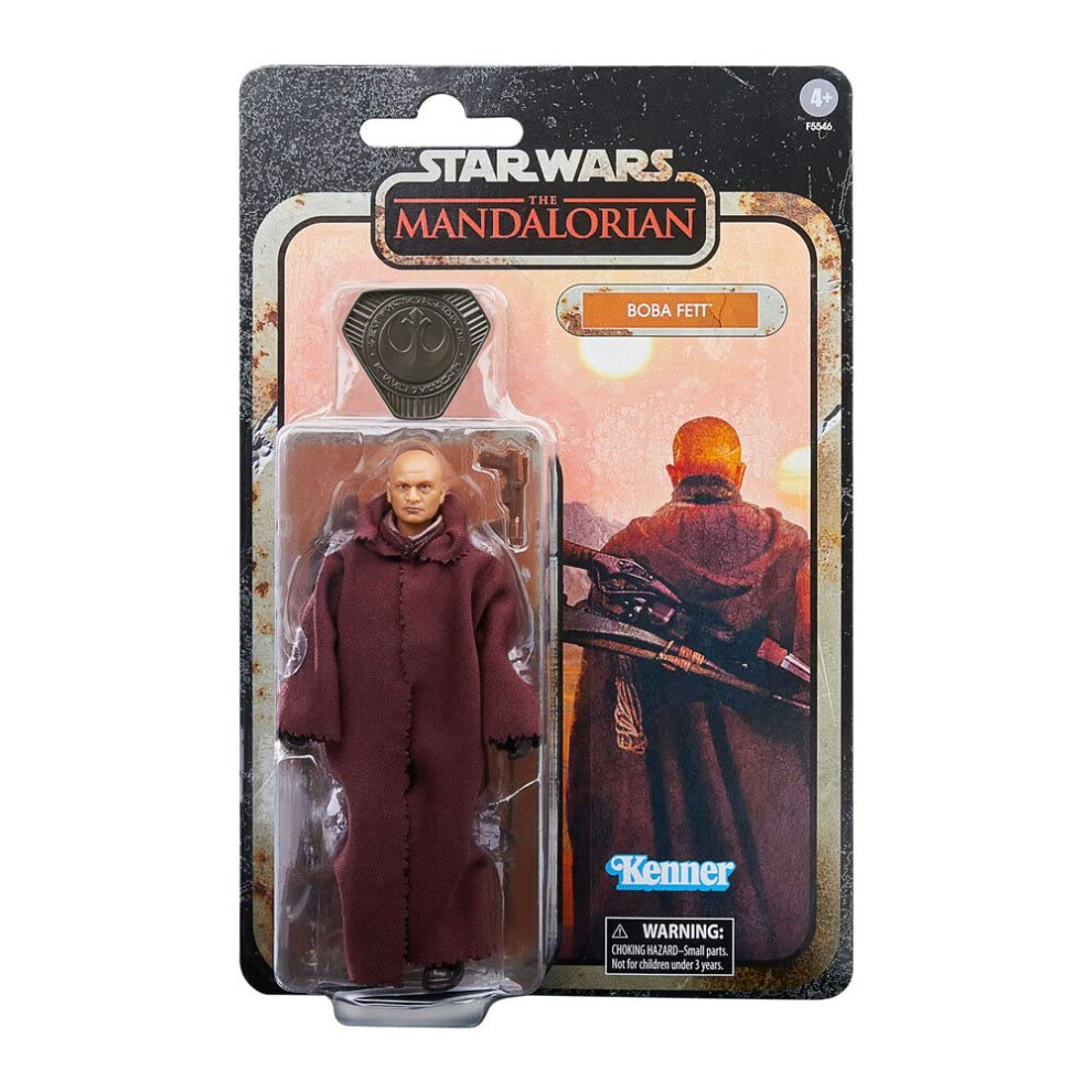 Hasbro Star Wars: The Mandalorian Series Credit Collection Action Figure Boba Fett - 15 Cm Black
