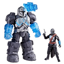 STAR WARS Epic World of Action The Mandalorian Mech Force Suit Tuta Mech da 6,5 ???ollici e action figure da 4 pollici Giocattoli per ragazzi e